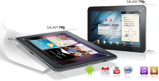 Планшеты Samsung Galaxy Tab 8.9 и 10.1