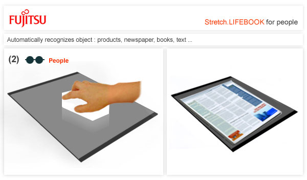 Концепт ноутбука-планшета Stretch.LIFEBOOK