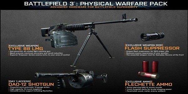 Battlefield 3 Physical Warfare Pack